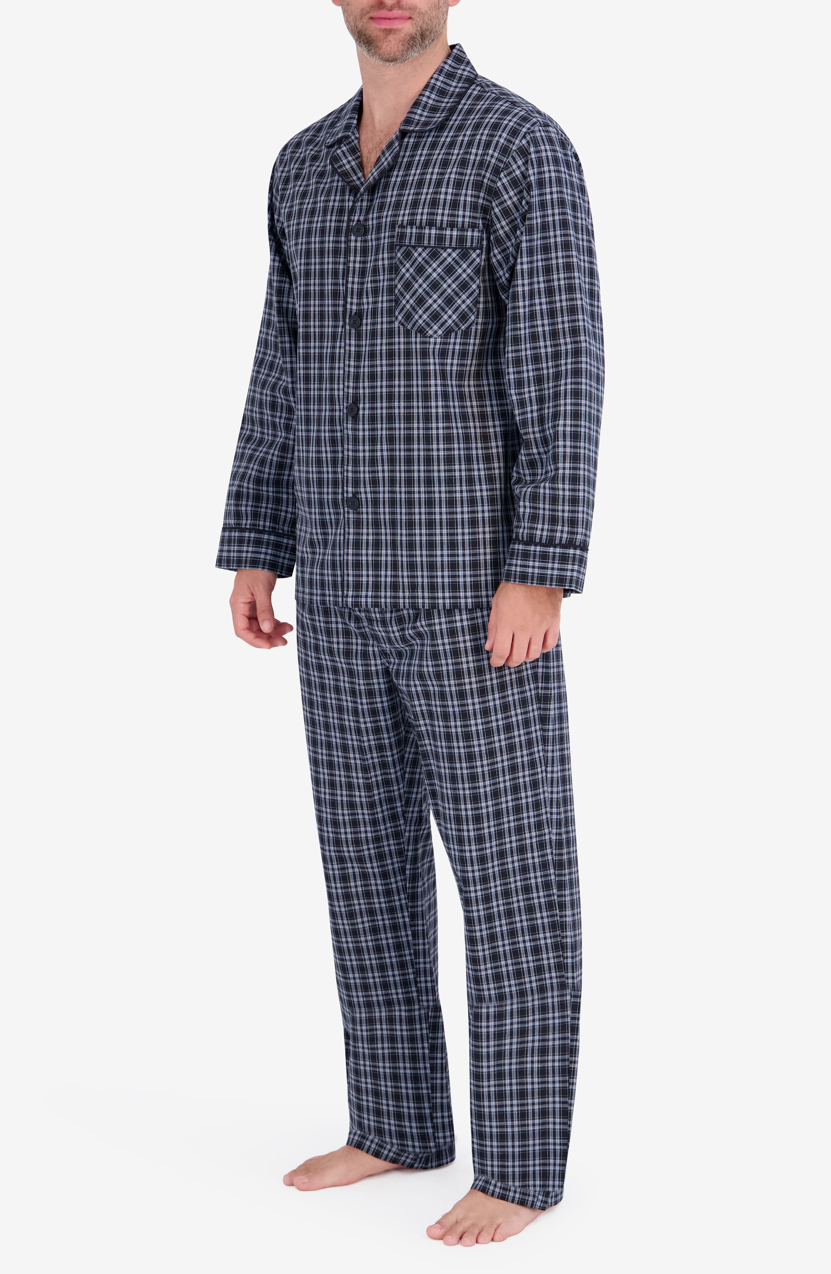 Plaid Woven Pajamas