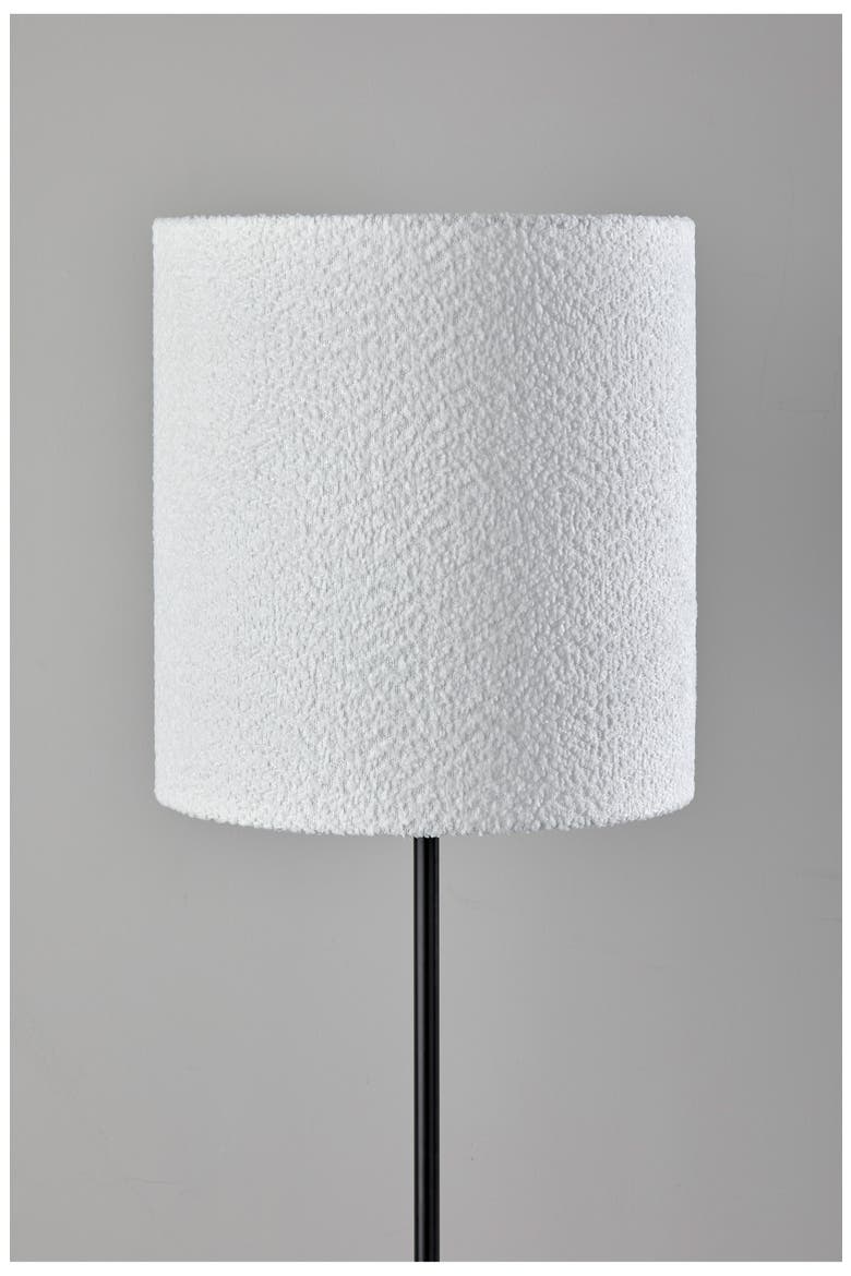 Brielle Floor Lamp, Alternate, color, BLACK