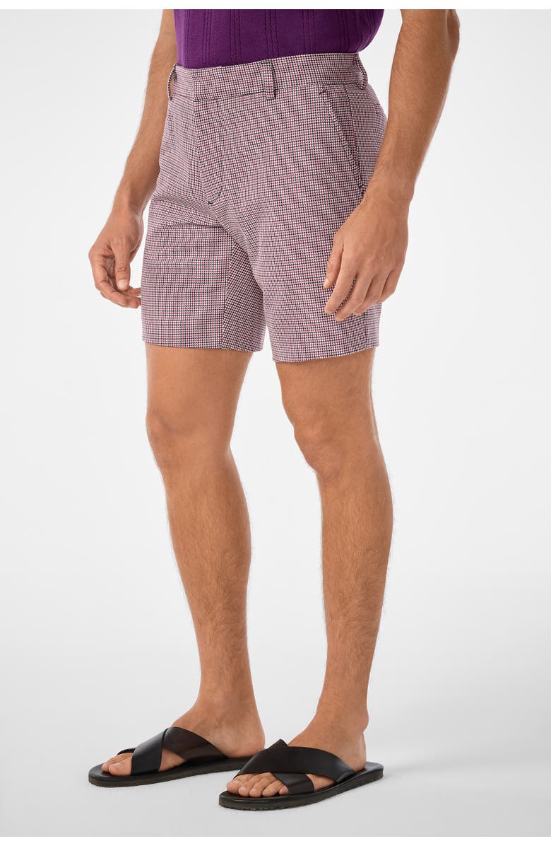MR TURK Lawrence Houndstooth Short, Alternate, color, Multi
