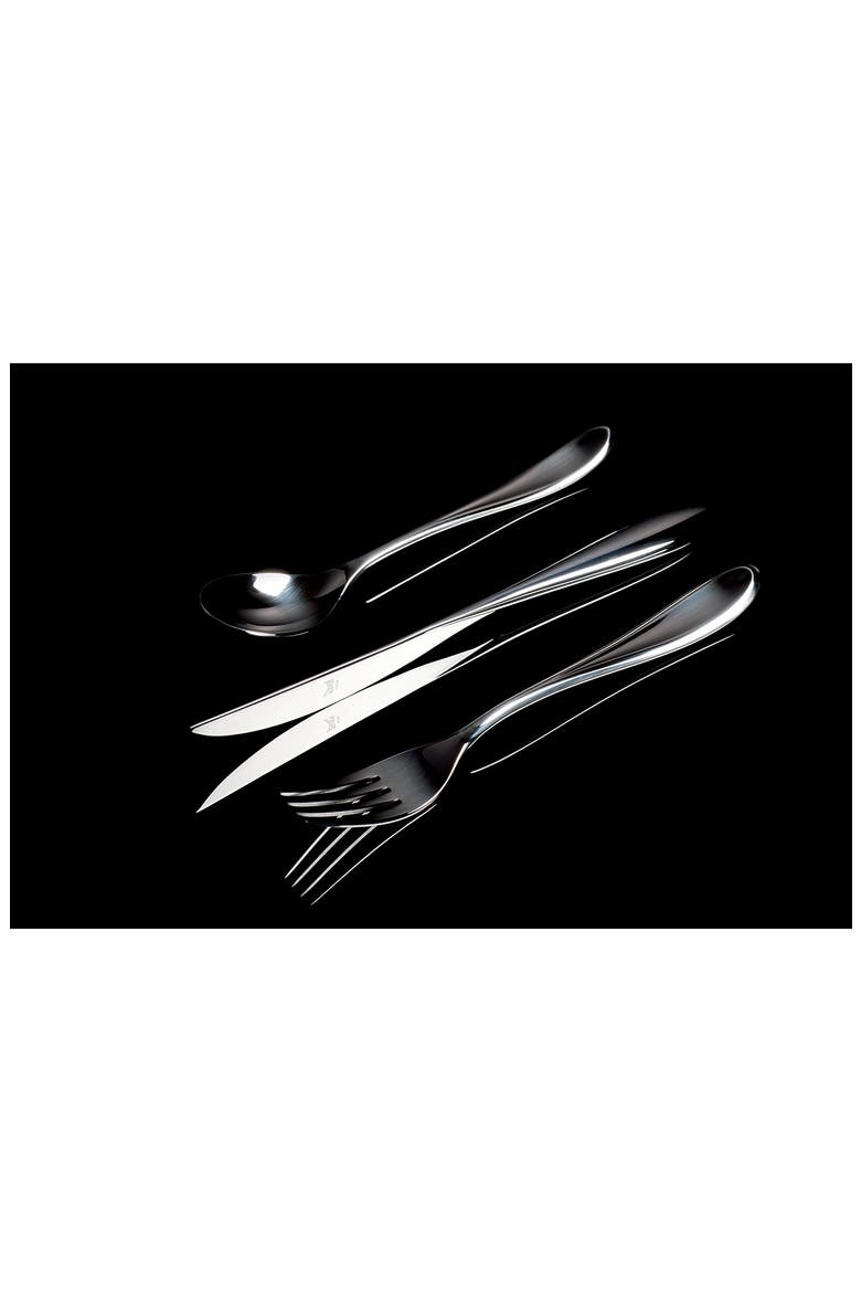 5-Piece Place Setting, Alternate, color, STAINLESS SHINY