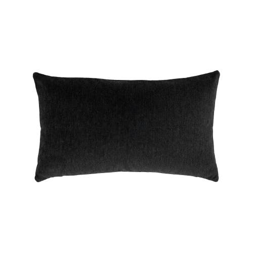 Elaine Smith Silent Night Noir Indoor & Outdoor Woven Accent Pillow In Black
