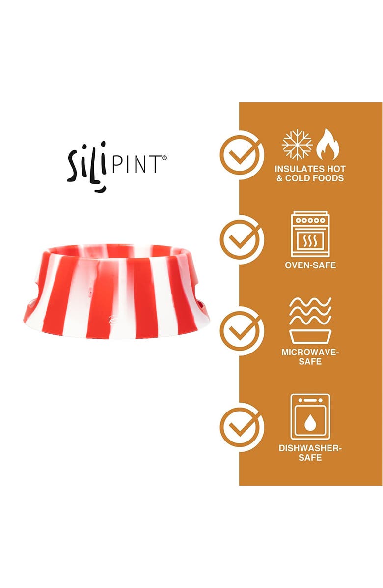 Silipint Aquafur Silicone 18Oz Dog Bowl, Colapsible/Foldable, Peppermint, Alternate, color, 