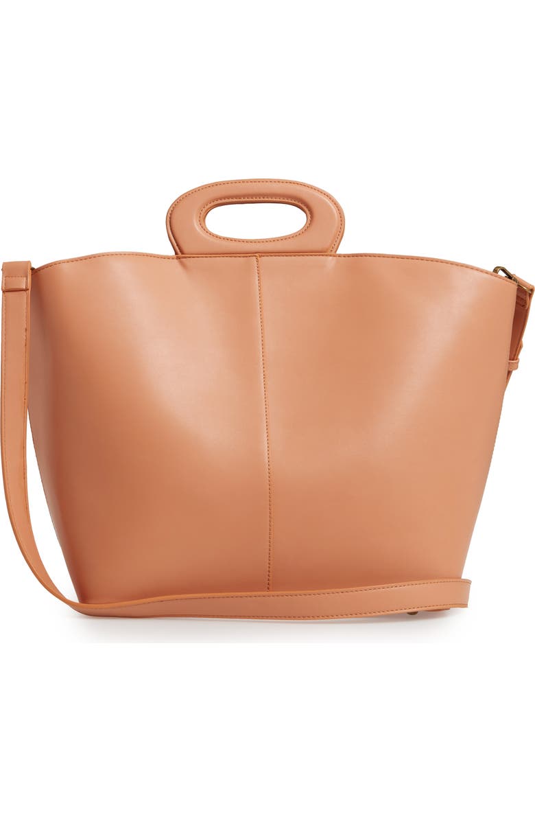 Malibu Skye Large Faux Leather Tote, Alternate, color,