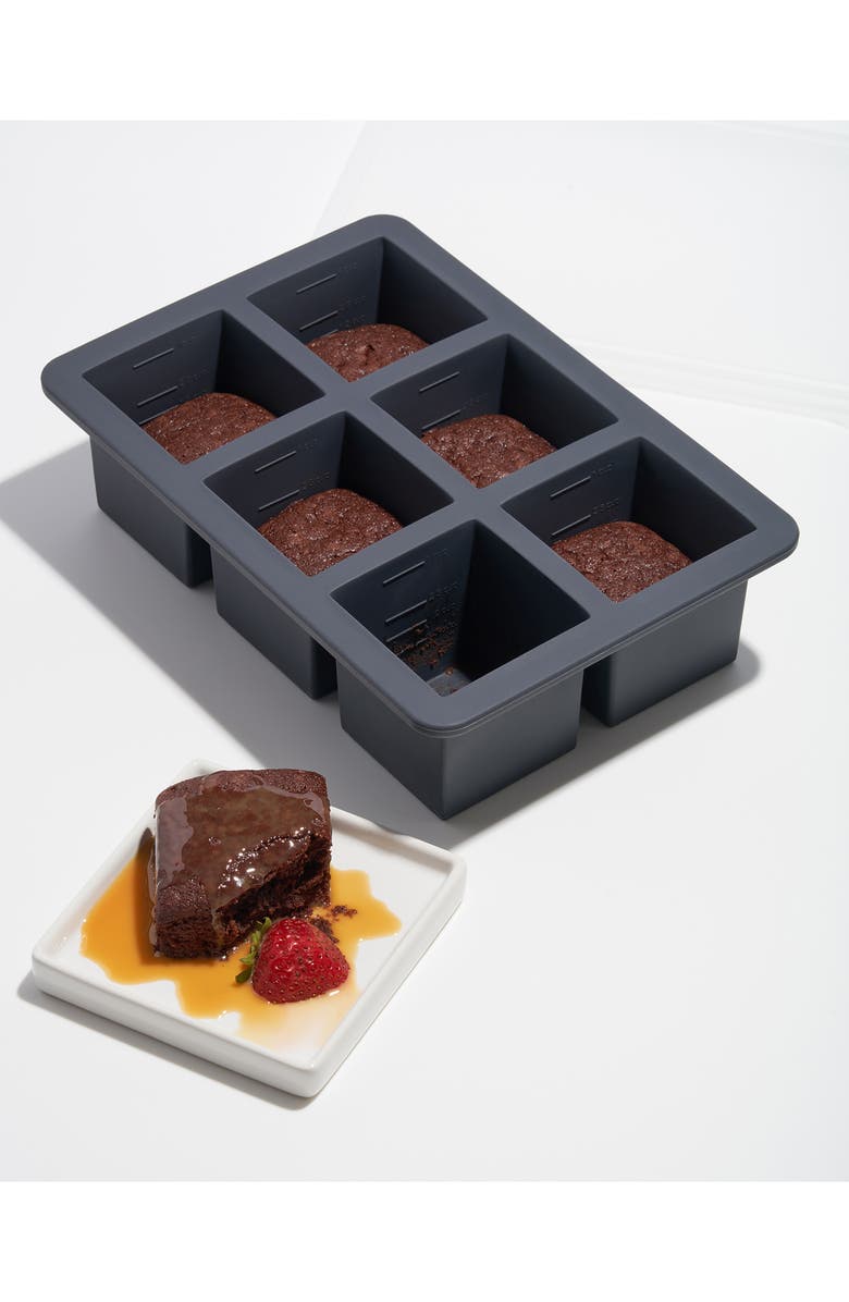 W&P Design Cup 6-Cube Freezer Tray, Alternate, color, Charcoal