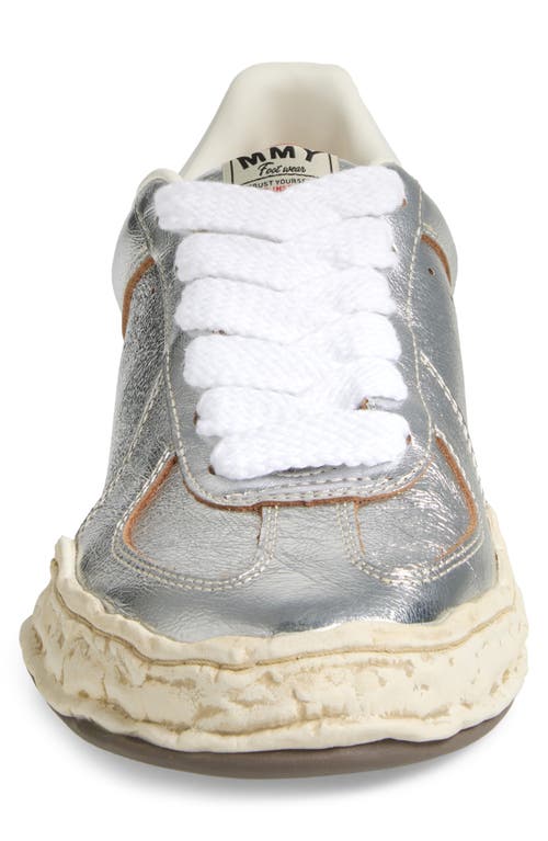 Miharayasuhiro Maison Mihara Yasuhiro Herbie Og Sole Metallic Sneaker In Silver