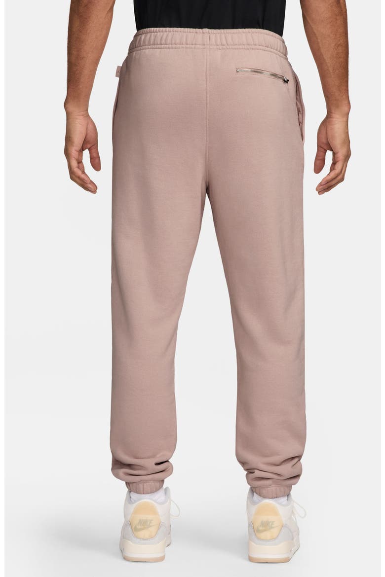 Wordmark Cotton Fleece Sweatpants, Alternate, color, PINK OXFORD