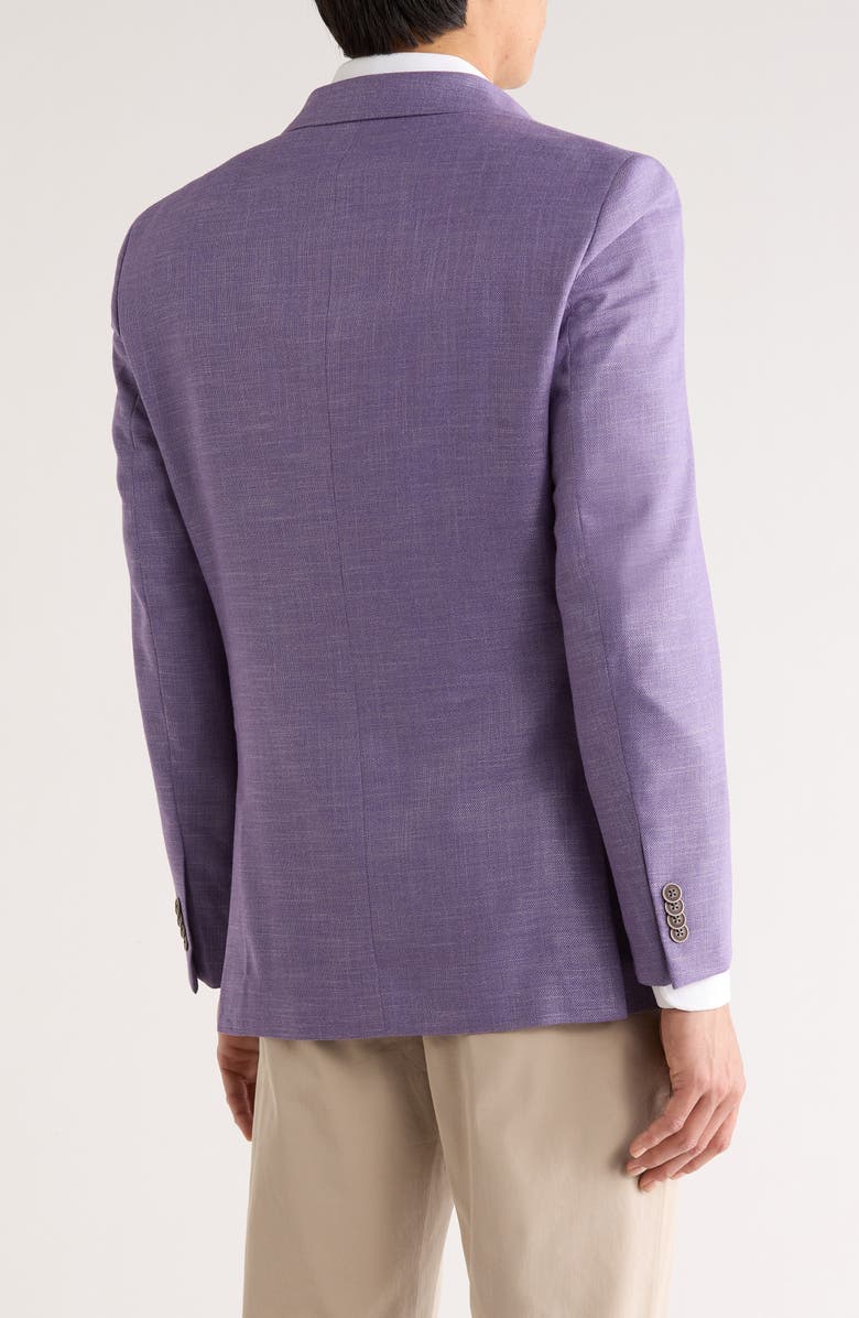 Nautica Purple Crosshatch Stretch Sport Coat, Alternate, color, Purple