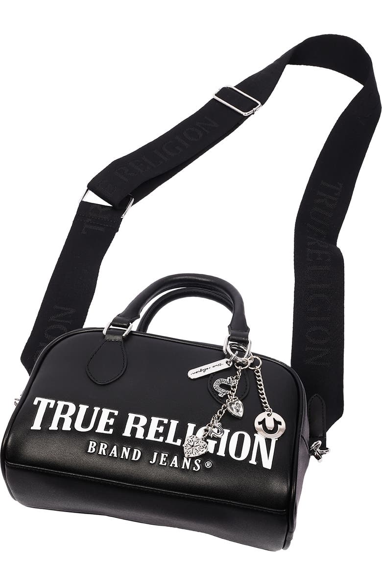 True Religion Bombe Logo Satchel, Alternate, color,