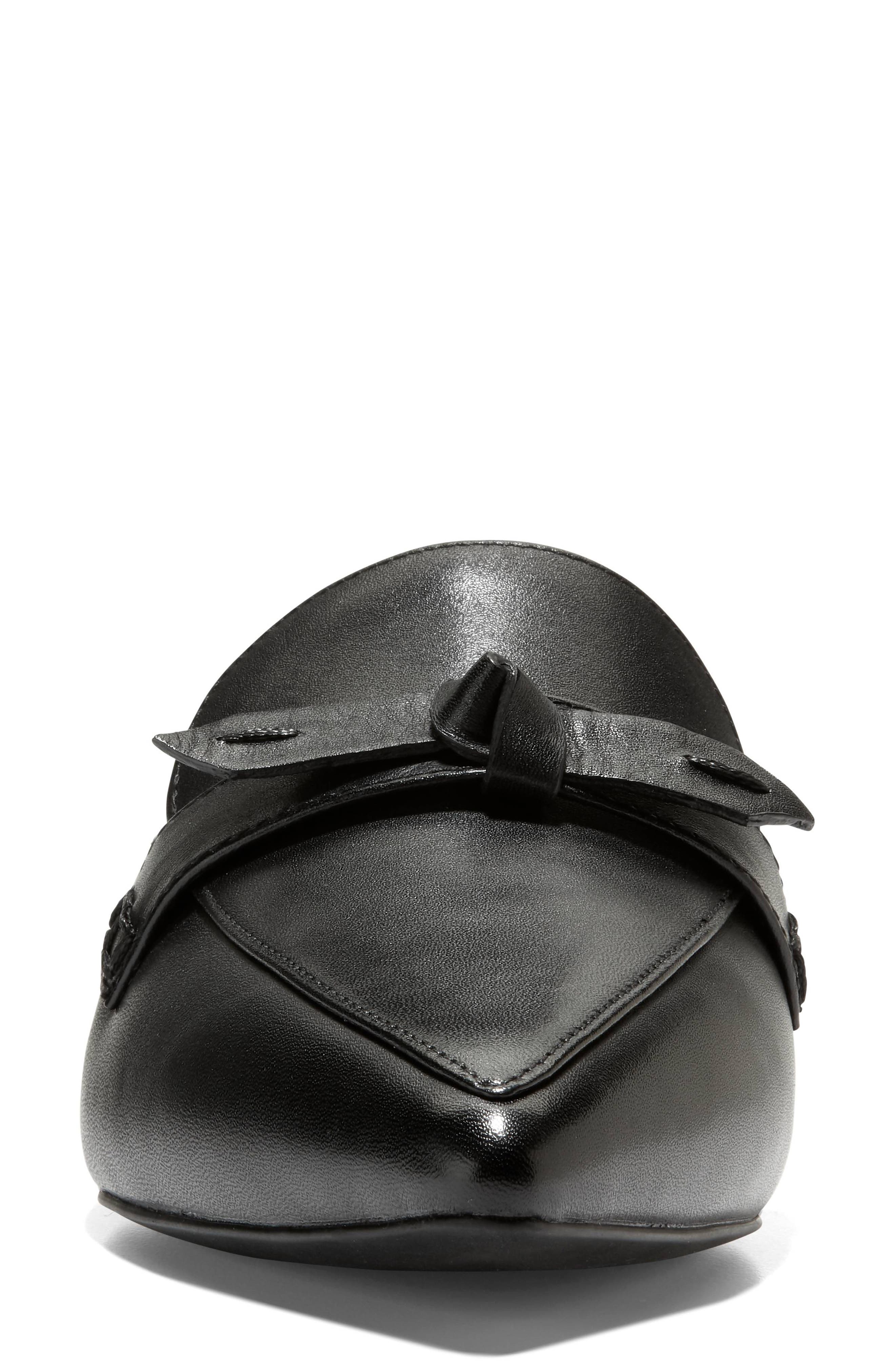 Cole Haan Piper Bow Mule, Alternate, color, Black Ltr