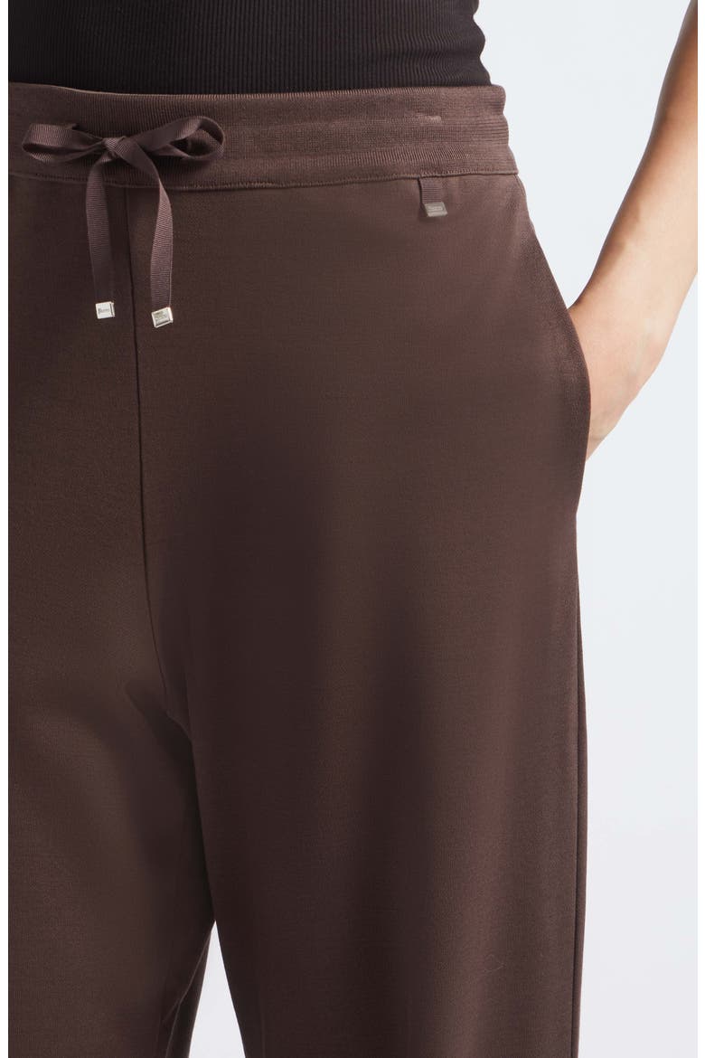 Knit Cotton Jersey Pants, Alternate, color, 8800 CHOCOLATE