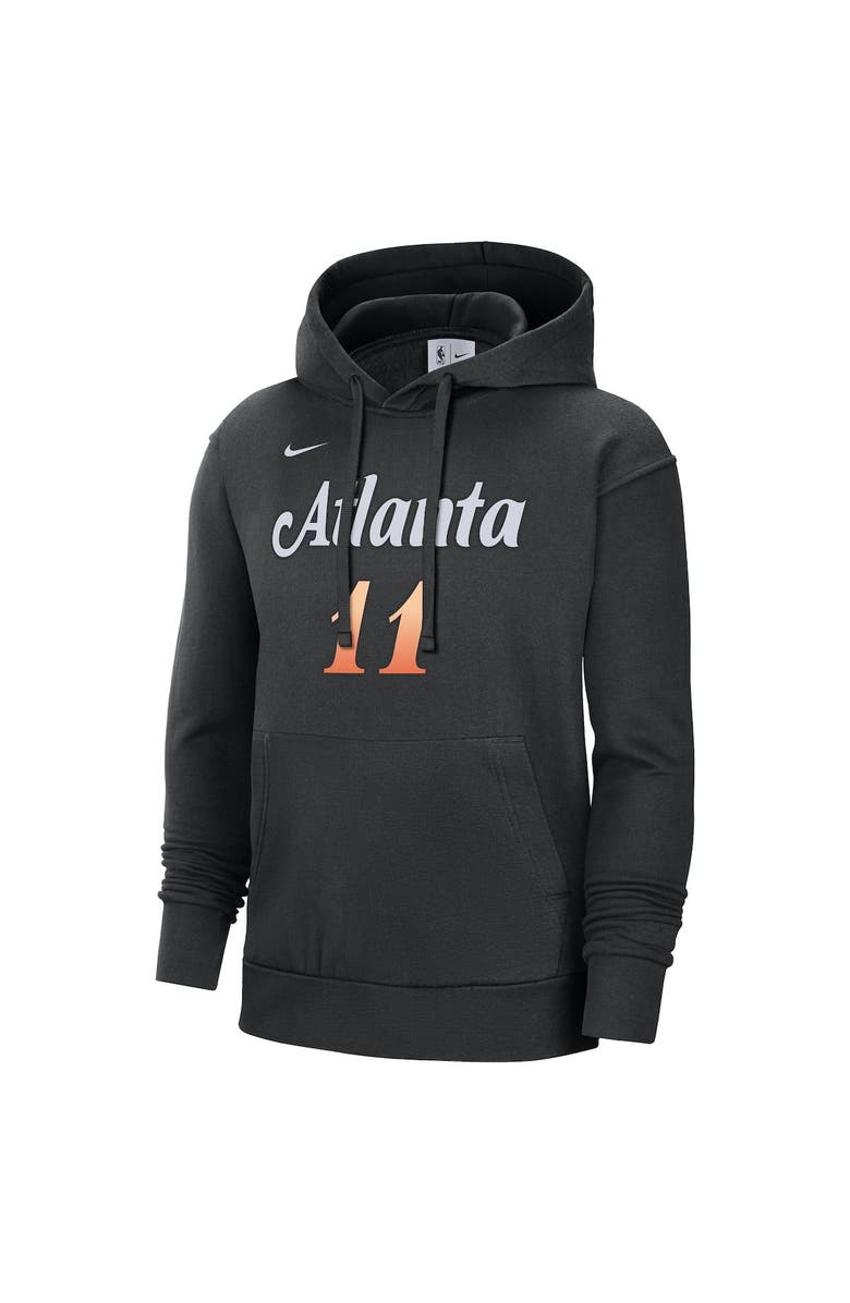 Nike Men's Nike Trae Young Black Atlanta Hawks 2022/23 City Edition Name & Number Pullover Hoodie, Alternate, color, 