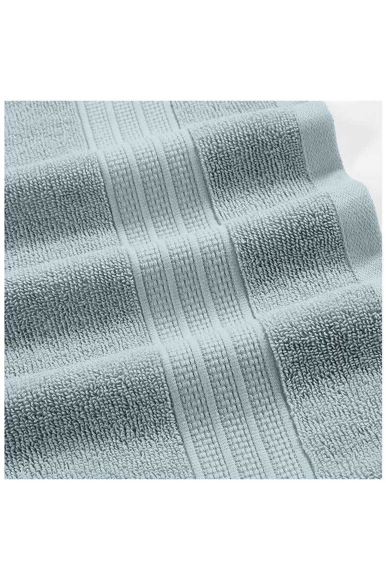 Jacquard 6-Piece Towel Set, Alternate, color, SOFT GRAY