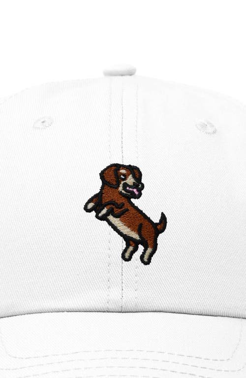 DALIX DALIX DACHSHUND EMBROIDERED DAD CAP