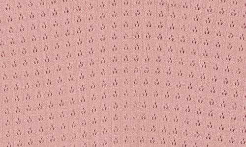 Dr2 By Daniel Rainn Pointelle Stitch Sweater In Petal Pink