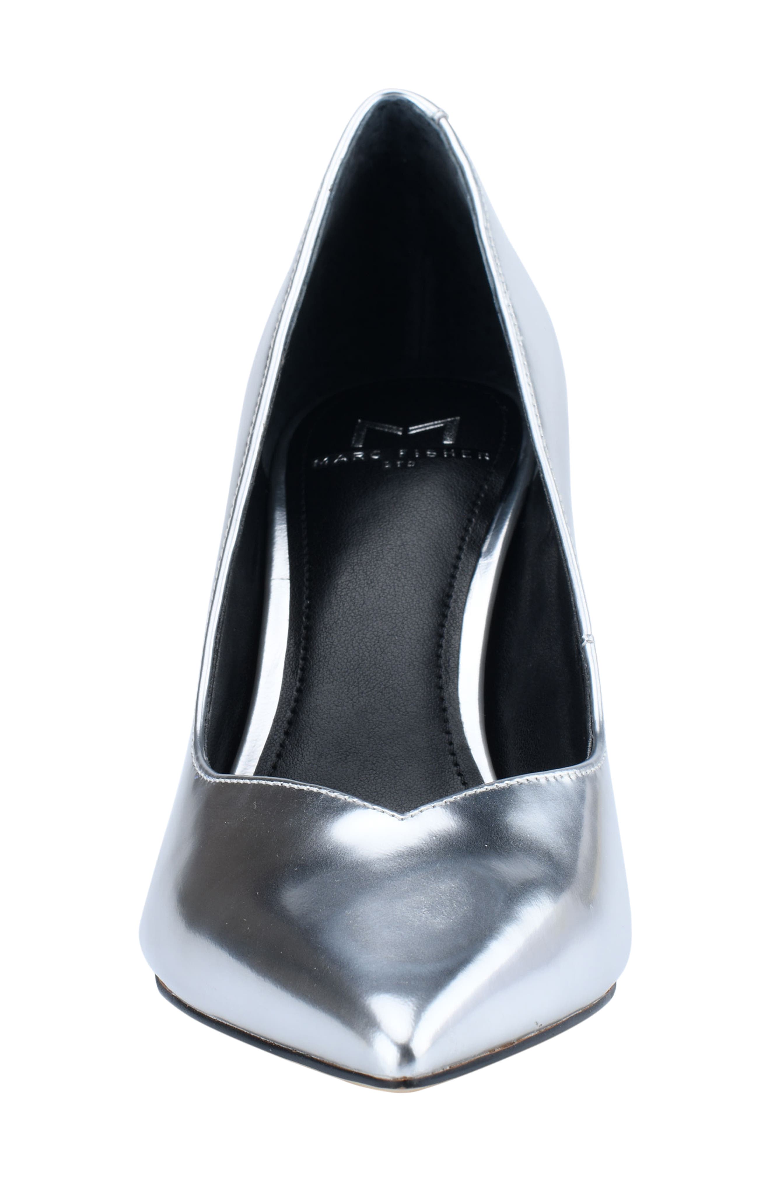 Josley Pointed Toe Pump, Alternate, color, SILVER