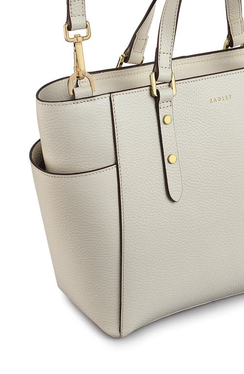 Radley Silk Street Medium Ziptop Satchel Bag In Gray