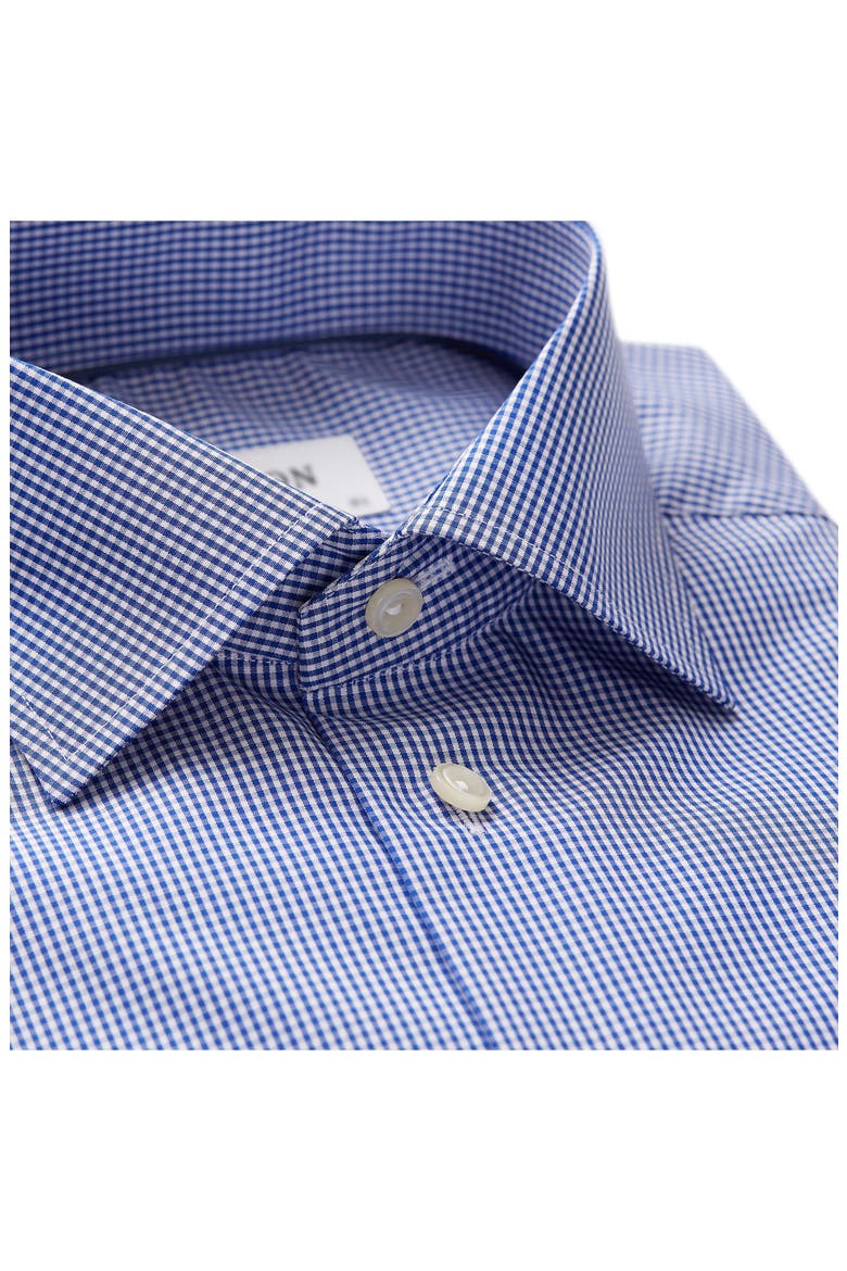 Contemporary Fit Check Dress Shirt, Alternate, color, MID BLUE