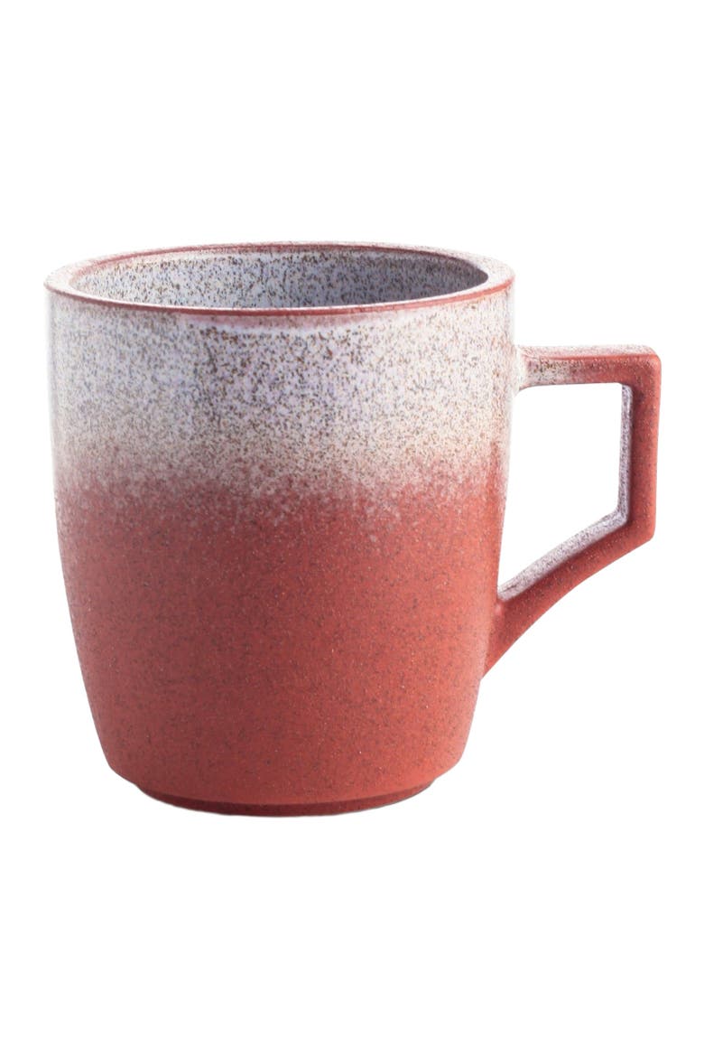 Vince Stoneware 4-Piece Mug Set, Main, color, Red