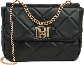 Badgley Mischka Collection Large Quilted Crossbody Bag