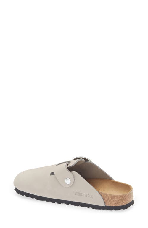 Birkenstock Boston Big Buckle Clog In White