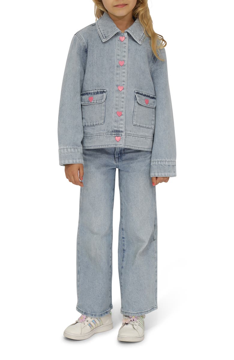 Belle & Bloom Sweet Like Me Denim Jacket, Alternate, color, Stonewash