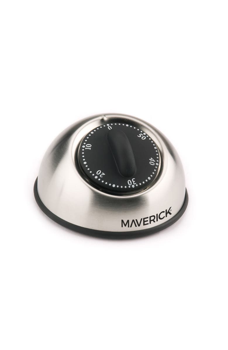 Maverick Classic Metal Timer, Main, color, Silver