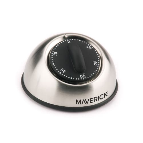 Maverick Classic Metal Timer In Silver