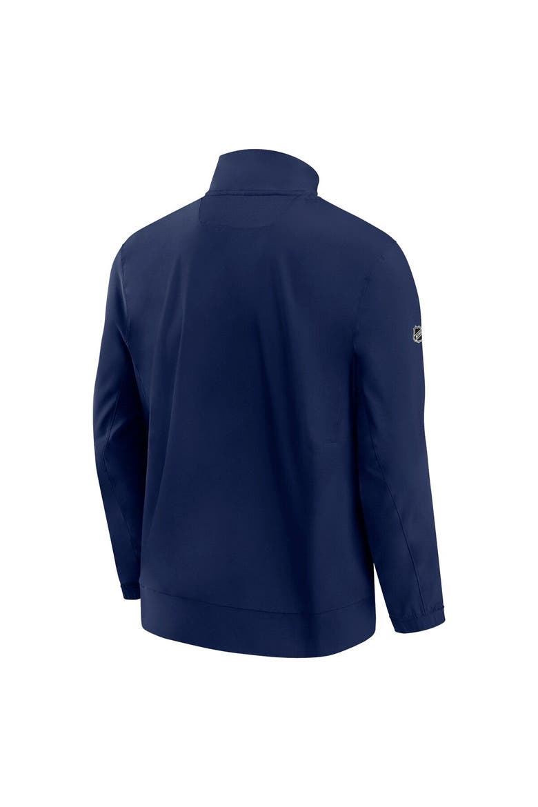 Men's Fanatics Branded Navy New York Rangers Authentic Pro Rink Coaches Full-Zip Jacket, Alternate, color, Navy
