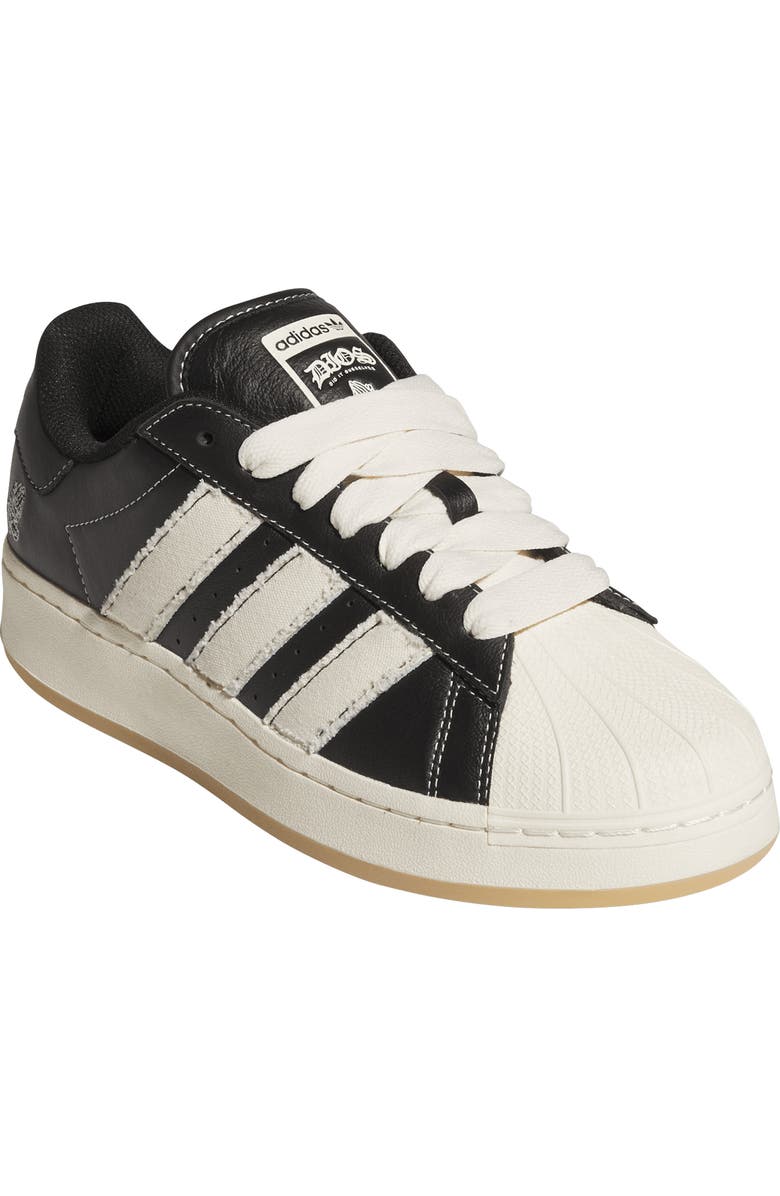 adidas Dios Superstar Sneaker, Main, color, Core Black