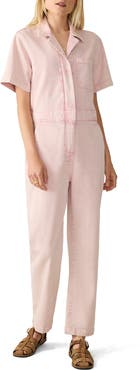 Faherty Blaise Organic Cotton Blend Jumpsuit