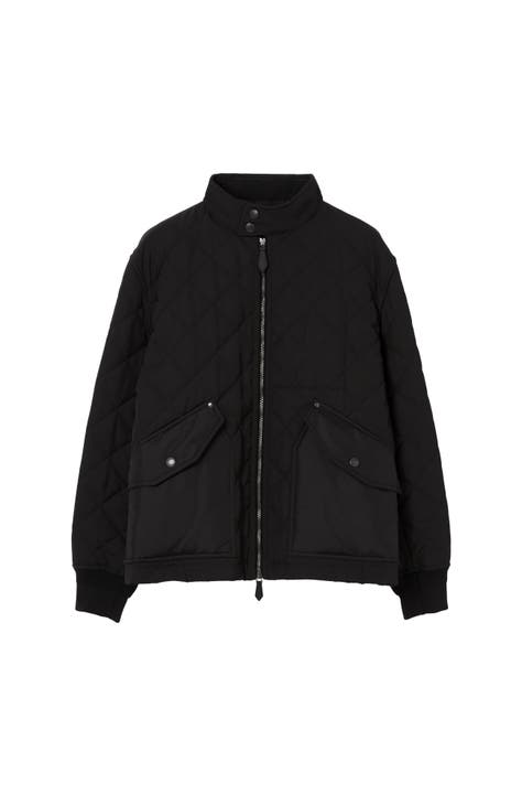 Burberry jacket mens quilted on sale