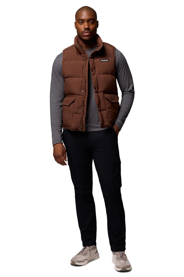 Wallowa Down Puffer Vest, Alternate, color, TOBACCO