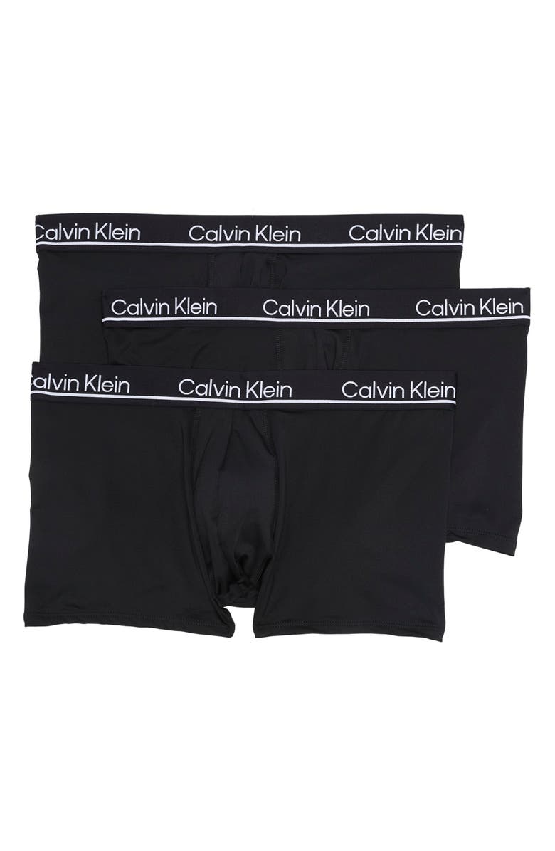 Calvin Klein 3-Pack Low Rise Trunks, Main, color, 