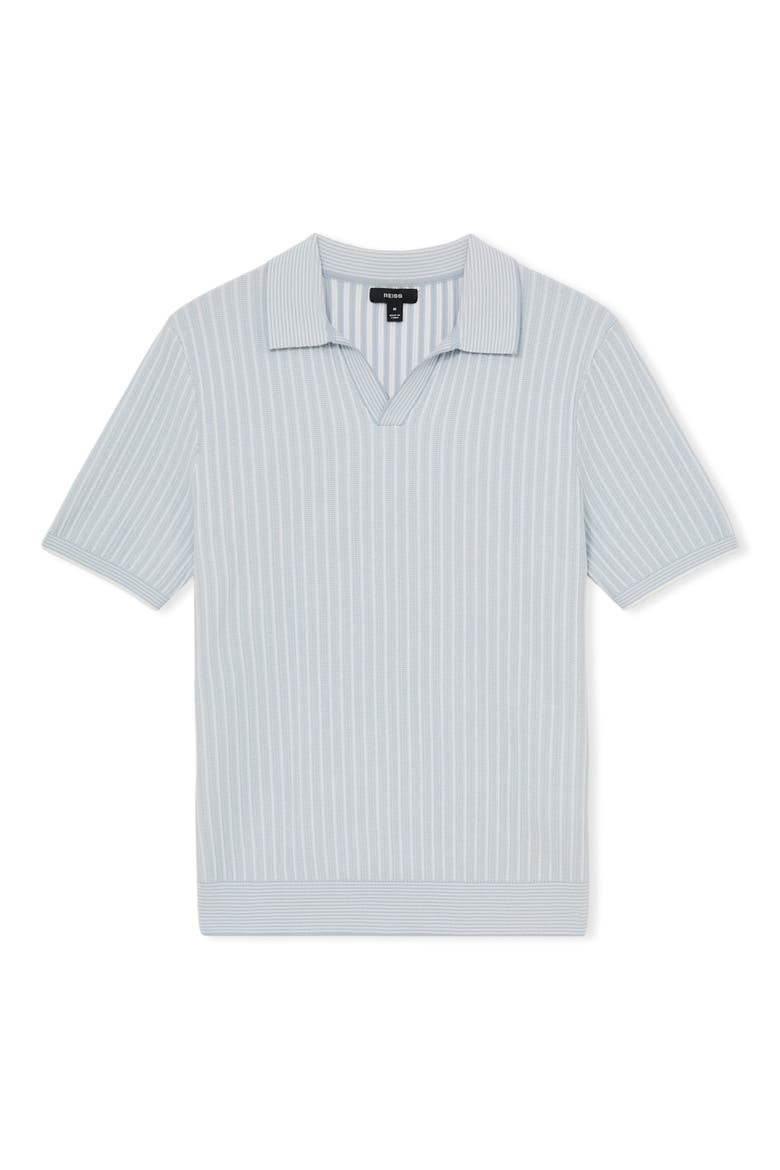 Lancaster Polo Sweater, Alternate, color, SOFT BLUE/ WHITE