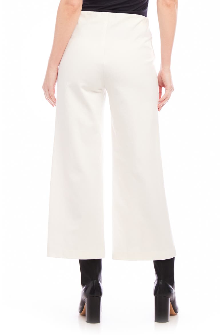 Pintuck Crop Wide Leg Pants, Alternate, color, OFF WHITE
