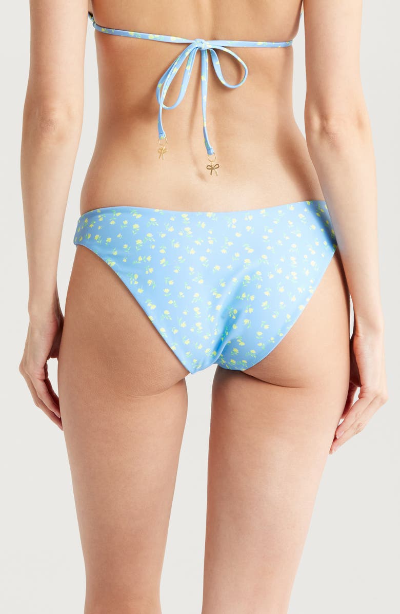Kulani Kinis Minimalist Bikini Bottoms, Alternate, color, Lemon Bloom