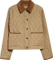 Burberry Oldham Quilted Nylon Crop Jacket