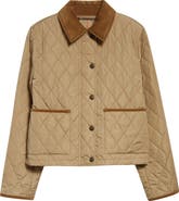 Burberry Oldham Quilted Nylon Crop Jacket