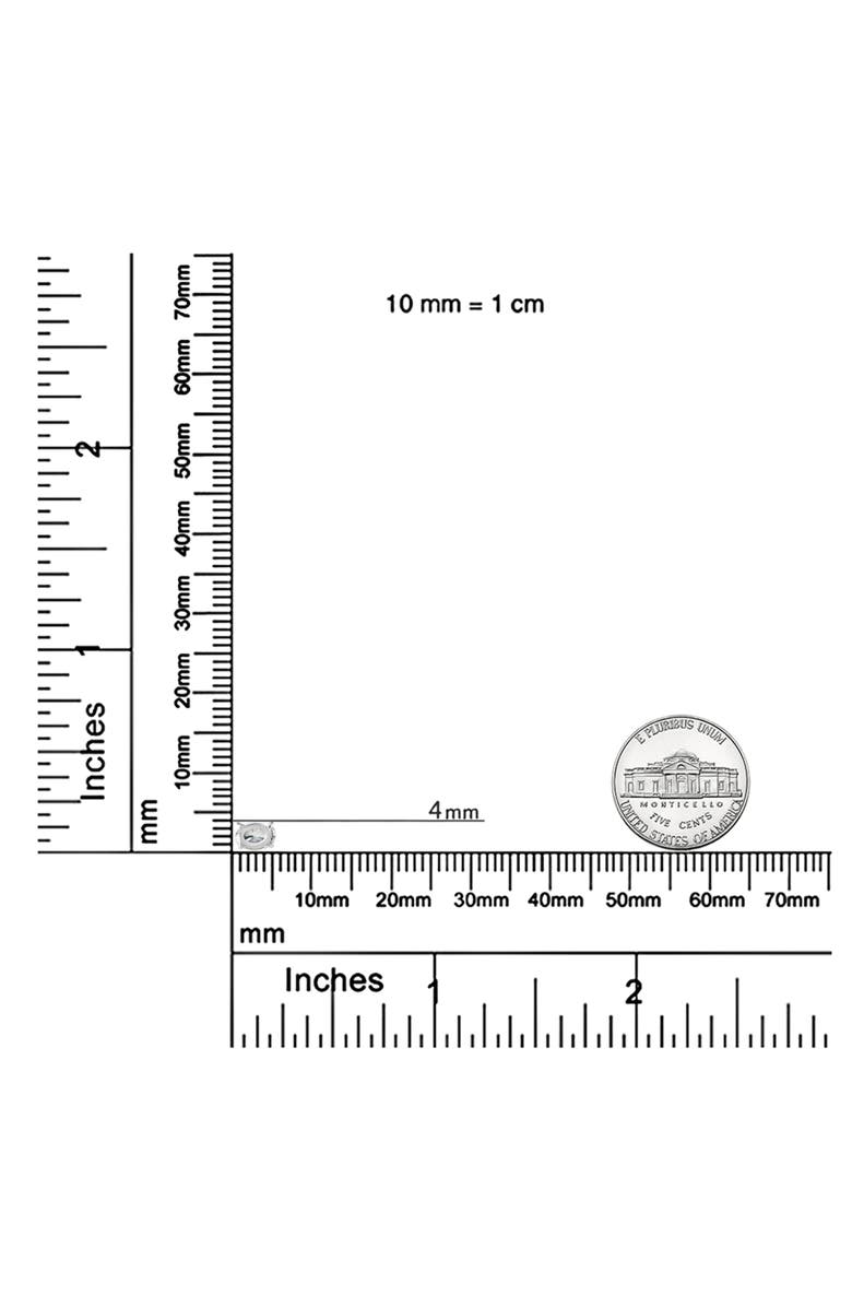 Haus of Brilliance 14K White Gold 1/4 Cttw Lab Grown Oval Solitaire Diamond East West Pendant Necklace, Alternate, color, White