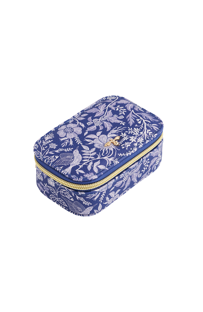 Fable England Ditsy Blue Small Jewellery Box, Main, color, 