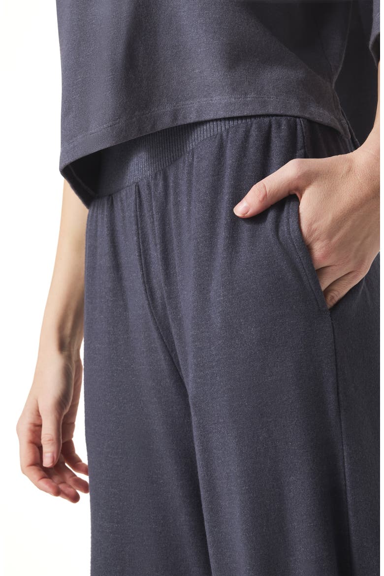 Brooke Knit Pants, Alternate, color, ASH NAVY