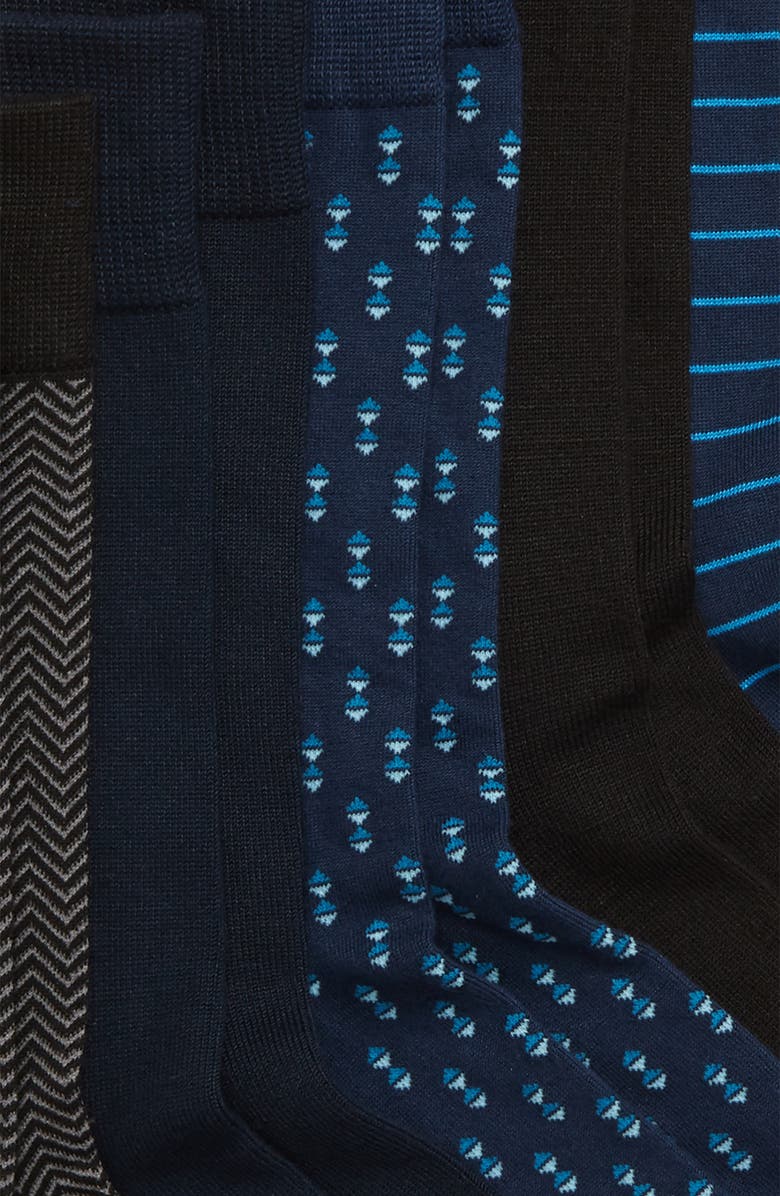 NORDSTROM MEN'S SHOP 5-Pack Socks, Alternate, color, 