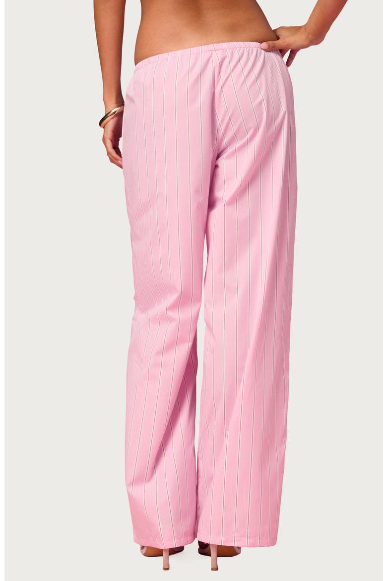Icon Stripe Pants, Alternate, color, PINK