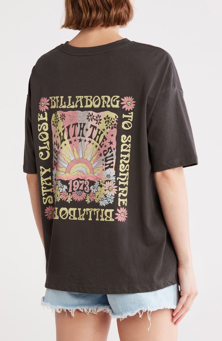 Billabong Out Until Dawn Graphic T-Shirt, Alternate, color, Black Sands