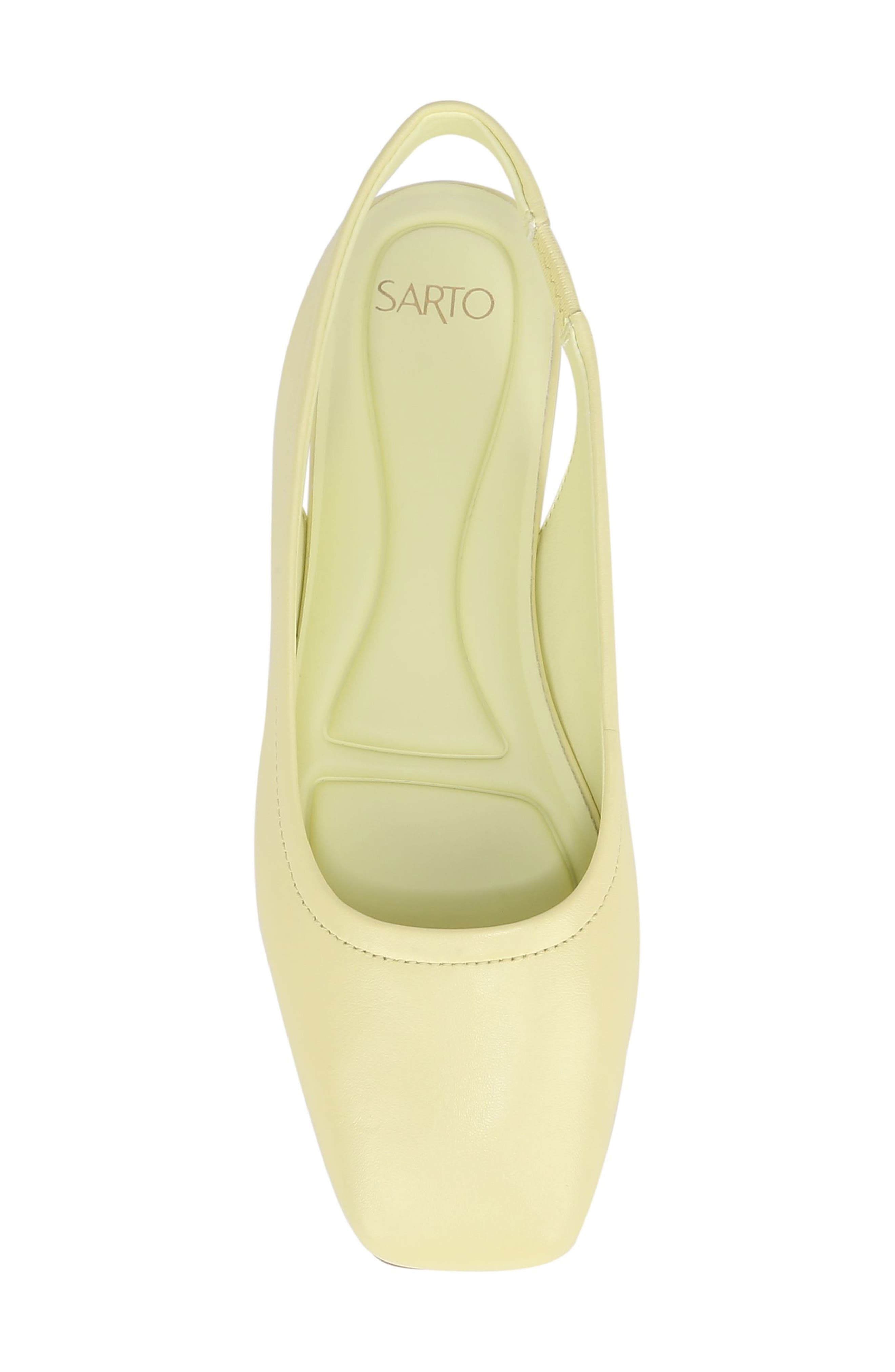Flexa Antona Slingback Ballet Flat, Alternate, color, YELLOW
