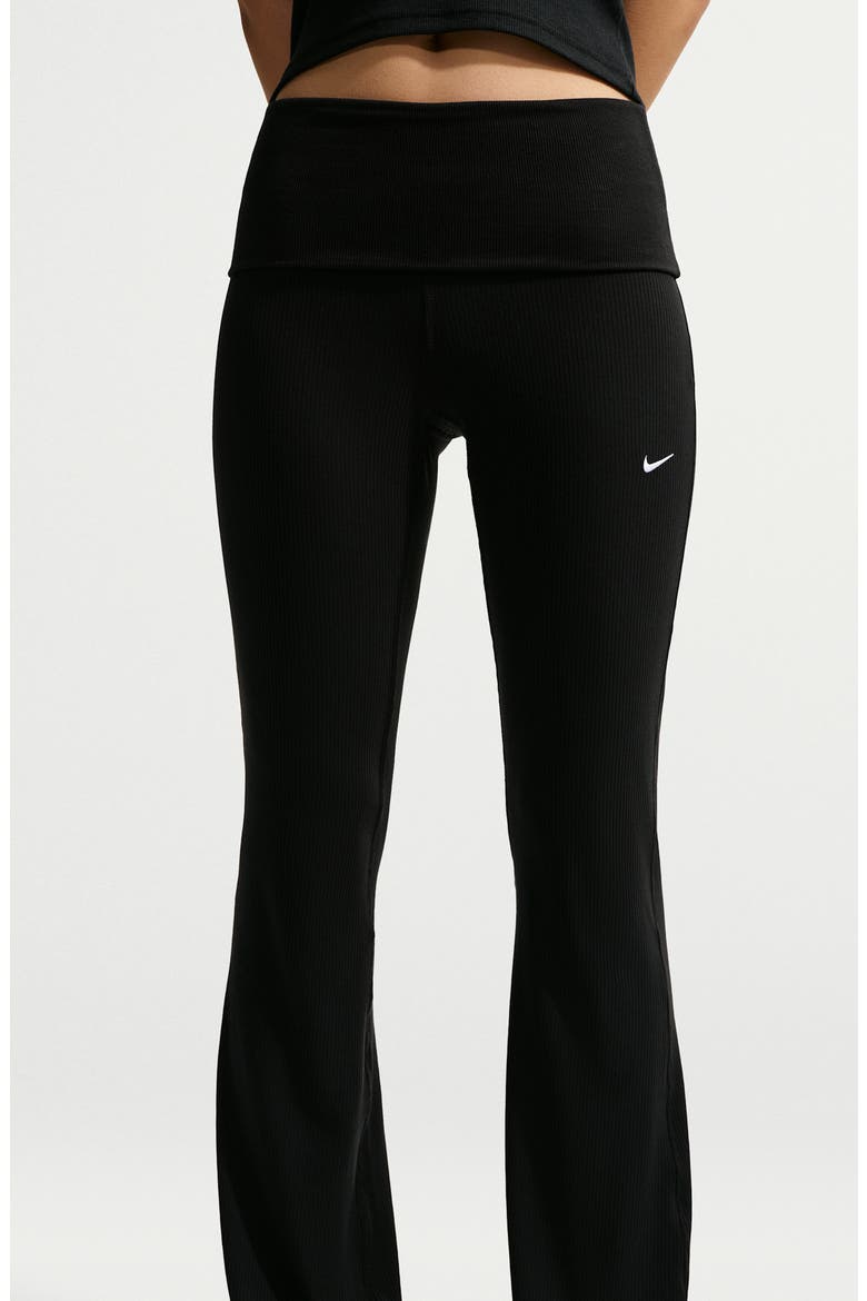 Chill Rib Knit Pants, Alternate, color, 011 011 BLACK/WHITE