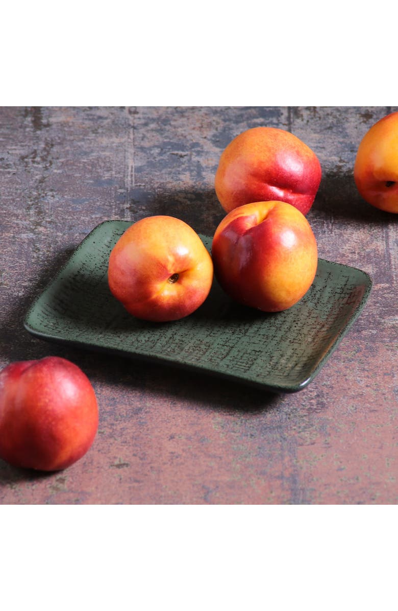 Porto Brasil Rectangular Platter Juta Set of 4, Alternate, color, Greenery