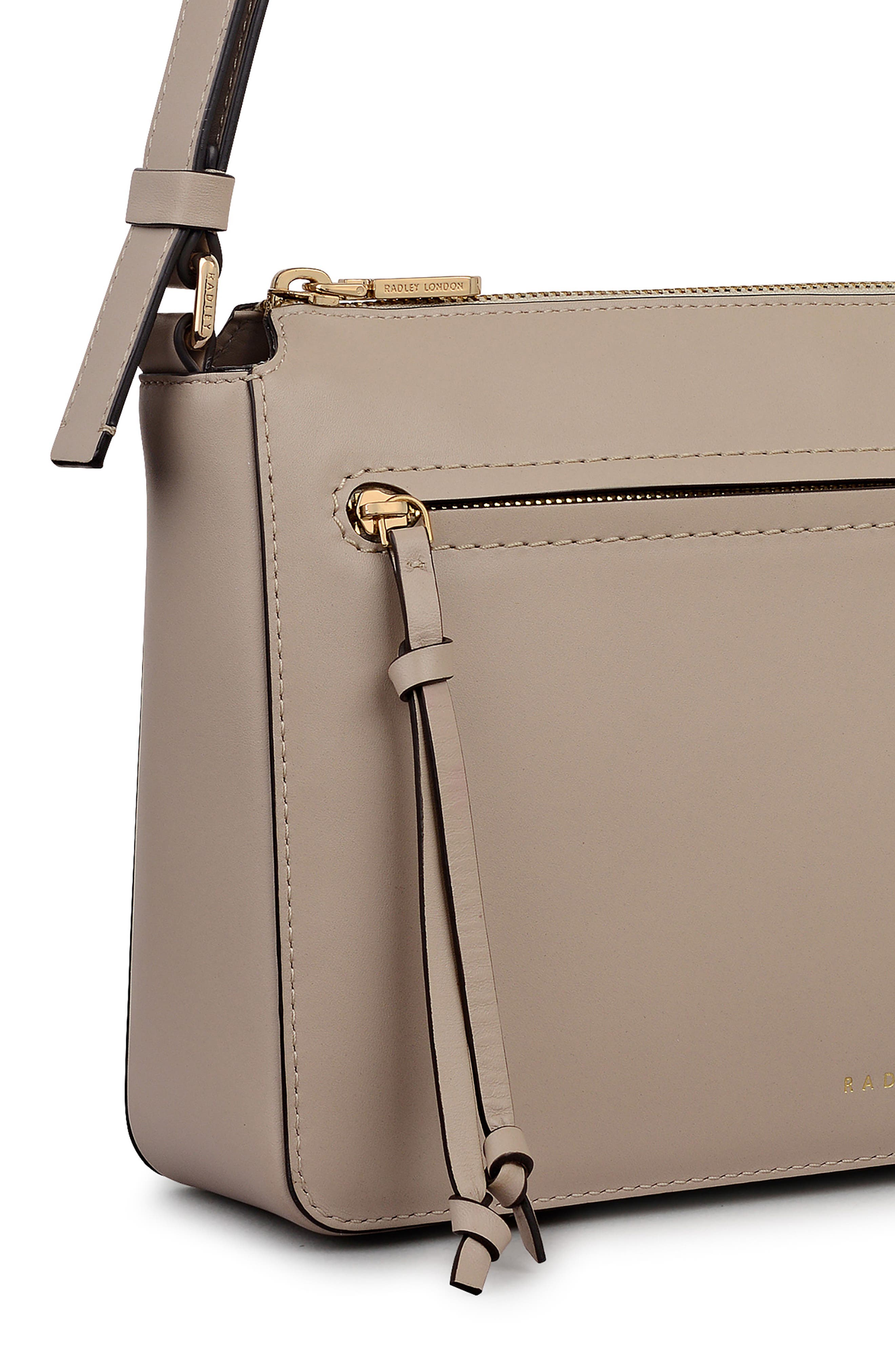 Fountain Park Leather Crossbody Bag, Alternate, color, PORCINI