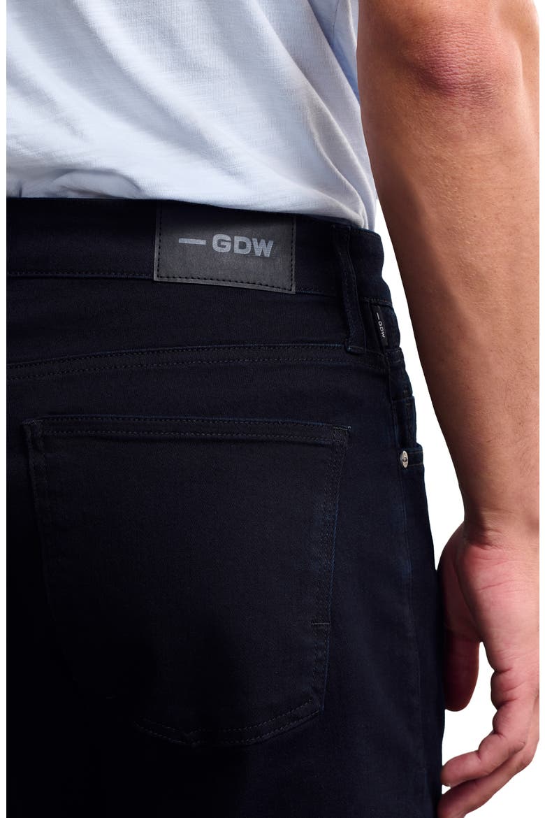 Bridge Straight Leg Jeans, Alternate, color, BLUE BLACK DENIM