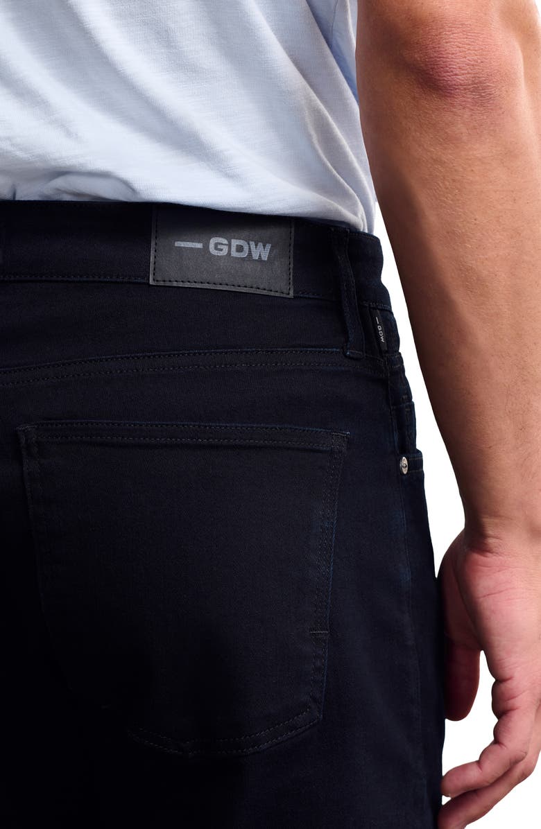 General Denim Works Bridge Straight Leg Jeans, Alternate, color, Blue Black Denim